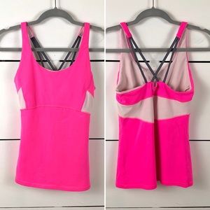 ATHLETA Start Up Tank Hot Pink Women's Size XS